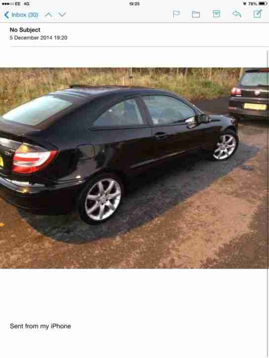 Mercedes C220 Cdi 2007 2.1 sport coupe