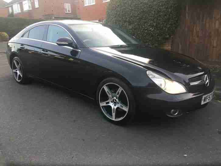 Mercedes CLS 320 CDI....In Black Metallic with Totally Unmarked Tan Leather..