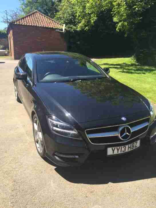 Mercedes CLS Shooting. Mercedes-Benz car from United Kingdom