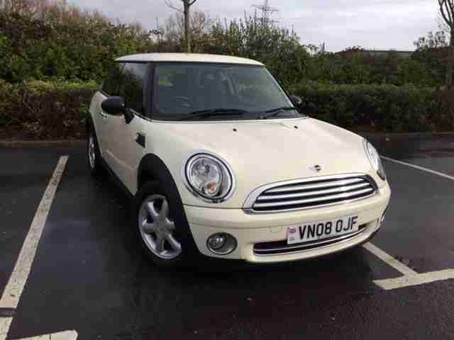 Mini 1.4 One NEW MODEL, 2008 IN WHITE, START STOP, IMMACULATE CAR