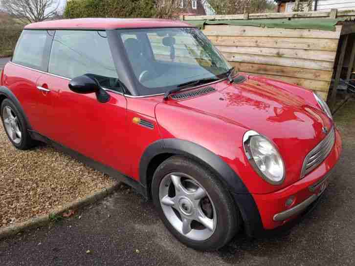 Mini Cooper 1.6 Red, Panoramic Roof, 3 Door