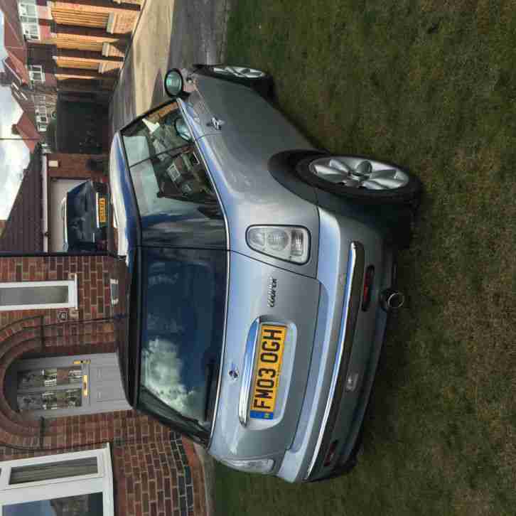 Mini Cooper 2003 panoramic roof, leather, alloys, service history, alarm, silver