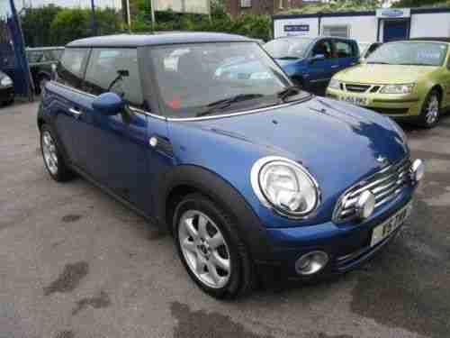 Mini Cooper 2006 56 Blue Part Leather Panoramic sunroof 73k FSH