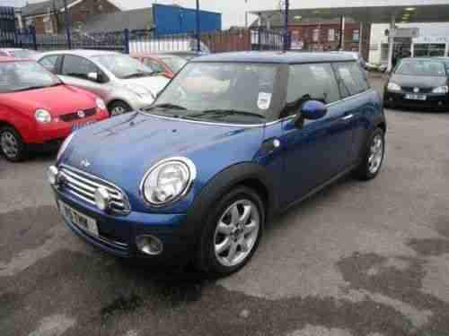 Mini Cooper 2006 56 Blue Part Leather Panoramic sunroof 73k FSH