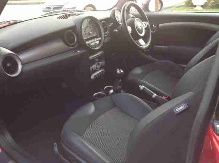 Mini Cooper 2008 1.6 manual, 3door hatch, 20,400 miles, red with Union Jack