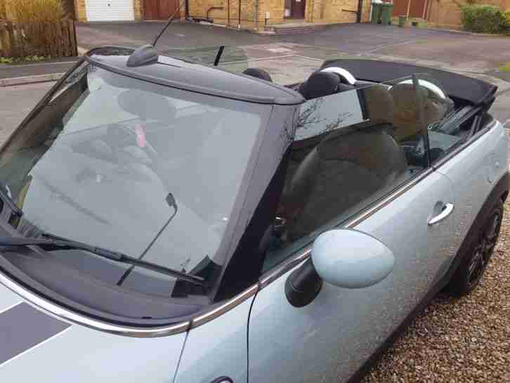 Mini Cooper Convertible 1.6 CHILI Pack, Blue, Full Service History, MOT 09.2017
