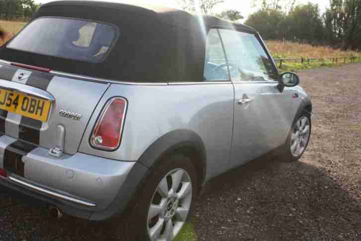 Mini Cooper convertible 2004 1.6 Petrol Silver CHILI PACK