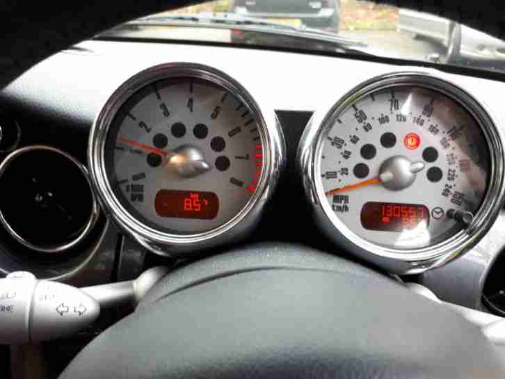 Mini Cooper in racing red with added Chilli Pack