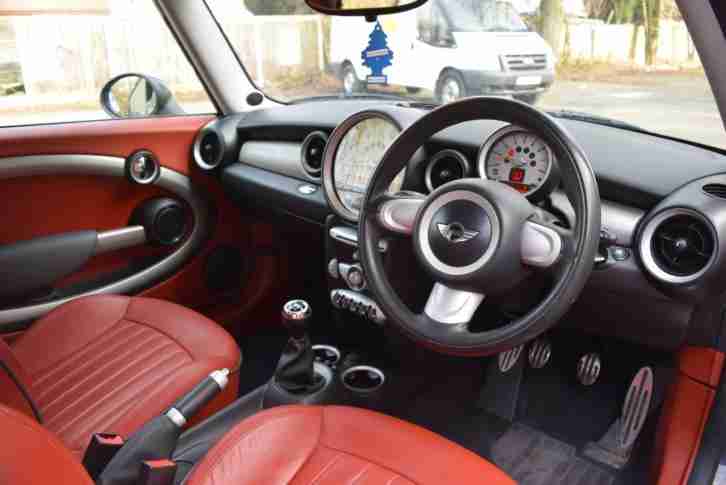 Mini Mini 1.6 ( 175bhp ) ( Chili ) Cooper S 2008 '08' PLATE RED LEATHER SEATS