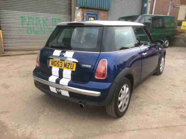 Mini Mini 1.6 Cooper 3 DOOR - 2003 53-REG - MOT TIL MARCH 2020