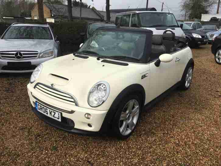 1.6 Cooper S CONVERTIBLE WHITE 2006