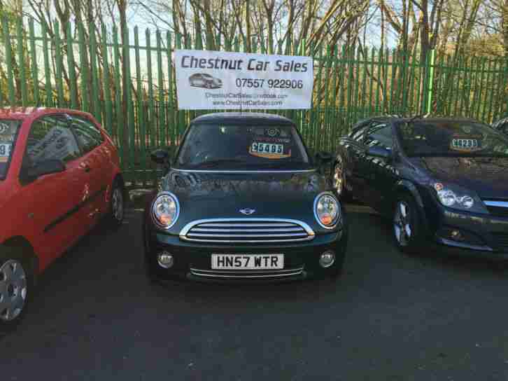 Mini One 1.4 ( Pepper ) Low Miles Green Manual.Full Service History 6 Speed