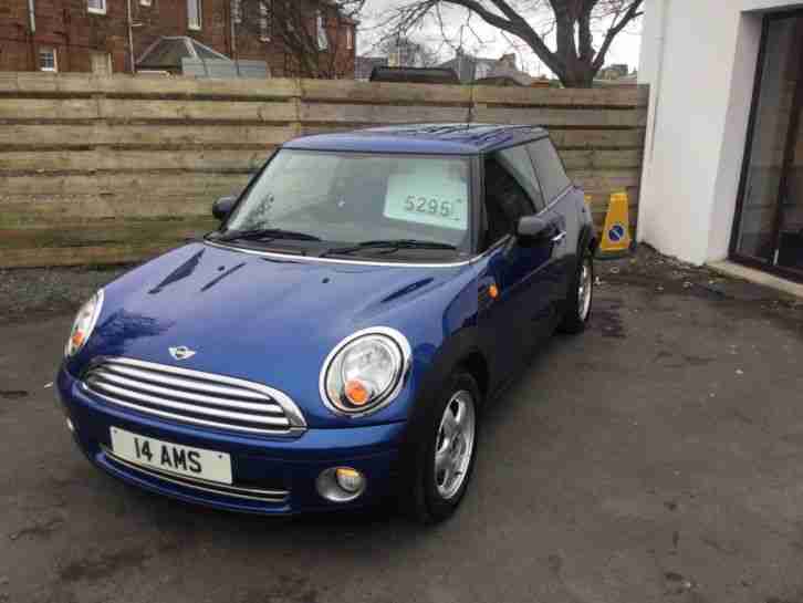 Mini One 1.4 petrol 2008 blue excellent condition service history very high spec