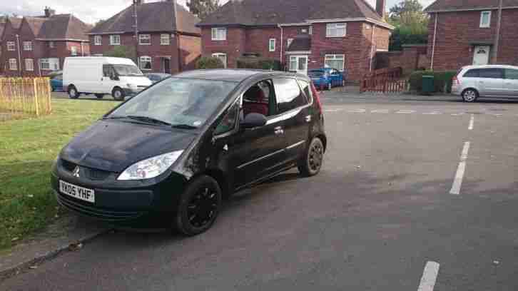 Mitsubishi Colt 1.1 5 door black good,cheap runner