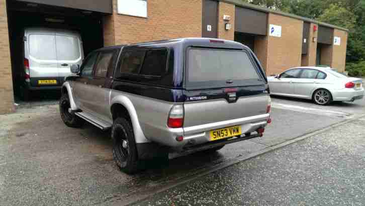 Mitsubishi L200 4Life 2003 - Reconditioned Engine 2012 - Hard Top with Bed Liner