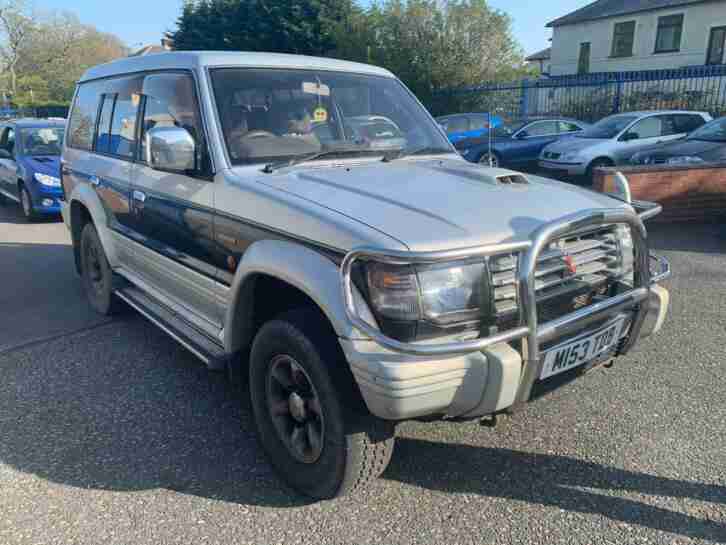 Mitsubishi PAJERO 2.8 TD LWB 7 SEATER 1995 M REG MOT TIL SEPTEMBER 2019