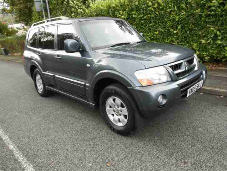 Mitsubishi Shogun 3.2DI D Equippe 5 SPEED MANUAL 2005 7 SEATS LEATHER GREY