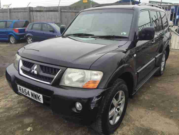 Mitsubishi Shogun 3.2DI-D auto Elegance LWB MOT DRIVES WELL SPARES OR REPAIRS
