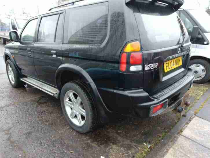 Mitsubishi Shogun Sport 2.5TD Warrior 2004 04 plate manual 4x4