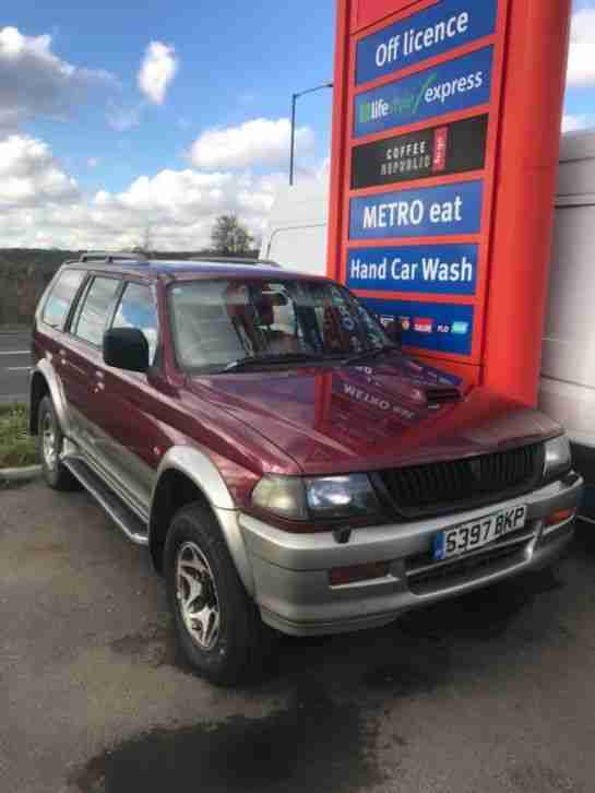 Mitsubishi Shogun Sport 2001 Diesel Manual Alloys 4x4 sunroof 1 Owner From New !