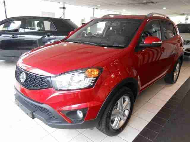 NEW SSANGYONG KORANDO DIESEL ESTATE 2.0 149 ELX4 5dr 4WD IN SUNRISE RED