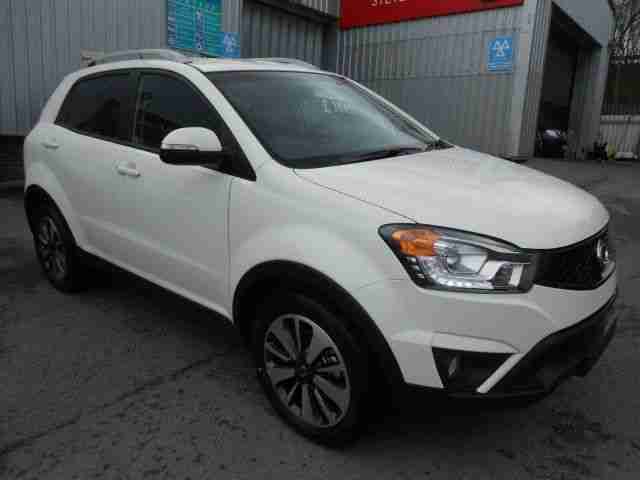 NEW SSANGYONG KORANDO LE 2.0 DIESEL 5 DOOR 2WD Limited Edition 5dr WHITE