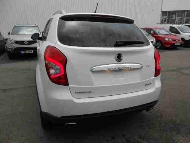 NEW SSANGYONG KORANDO LE 2.0 DIESEL 5 DOOR 2WD Limited Edition 5dr WHITE