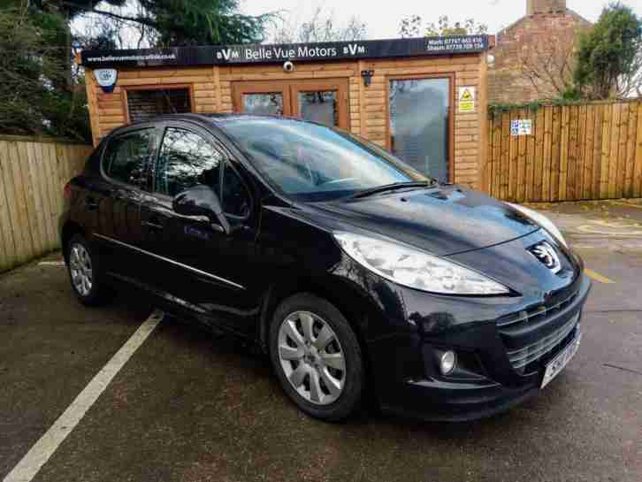 NEW YEAR SALE 2011 PEUGEOT 207 1.4 75 ACTIVE 5 DOOR IN BLACK