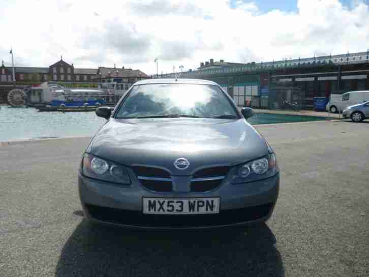 NISSAN ALMERA N16 12 MONTHS MOT VERY CLEAN AIR CONDITONING 53 REG PLATE GREY