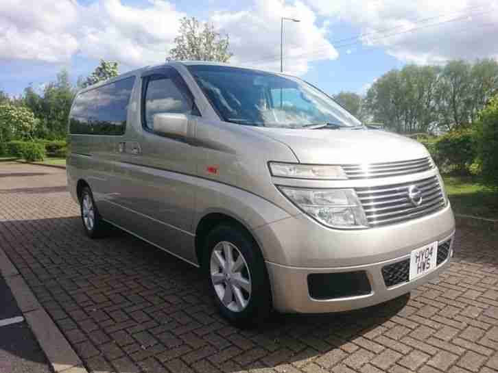 NISSAN ELGRAND LUXURY 8 SEAT FULL MOT NOT ALPHARD 350Z ENGINE NO RESERVE BARGAIN