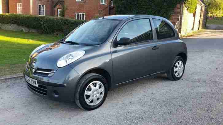 NISSAN MICRA 1.2 E GREY 2006 '56' TWO LADY OWNERS + SUPPLYING DEALER FROM NEW