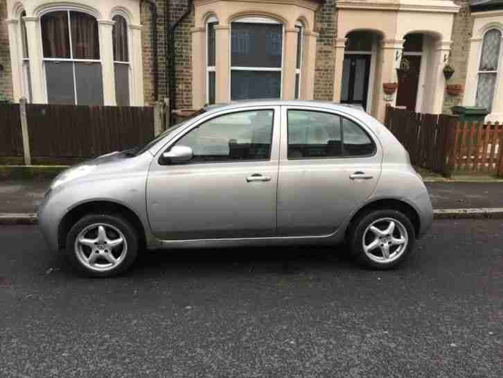 NISSAN MICRA 2003 SE MODEL SILVER 5 DOOR 1.2 LITRE MANUAL