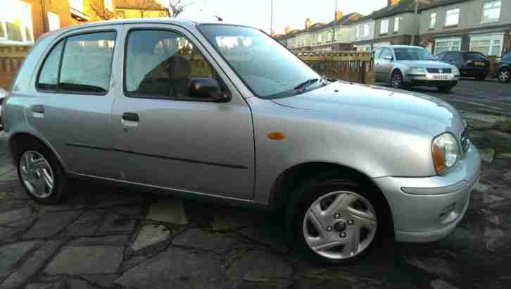 NISSAN MICRA S 1.0 16V 5 DOOR HATCHBACK IN SILVER 2002