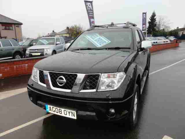 NISSAN NAVARA OUTLAW D/C 2.5DCI PICK UP GENUINE 1 OWNER 31850 MILE DIAMOND BLACK