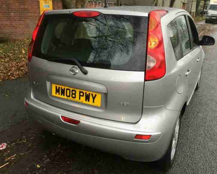 NISSAN NOTE 1.5 ACENTA DCI SILVER 2008 **SERVICE HISTORY**