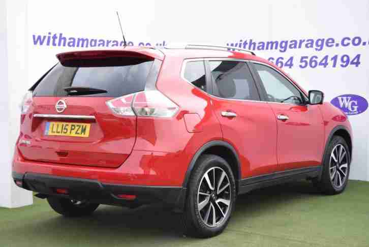 NISSAN X-TRAIL 1.6 DCi 130 7 SEAT XTRONIC CVT TEKNA AUTOMATIC IN CHILLI PEPPER