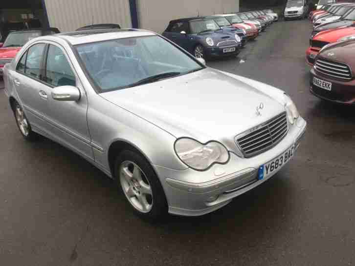 NO RESERVE 2001 Y MERCEDES BENZ C200 C CLASS AVANT GARDE MOT 51000 MILES AUTO