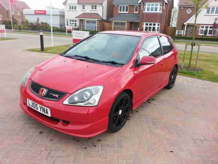 NO RESERVE 2005 CIVIC TYPE R RED CLEAN
