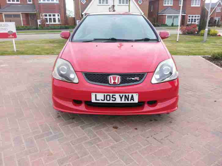 **NO RESERVE** 2005 HONDA CIVIC TYPE-R RED CLEAN CAR FULL SERVICE HISTORY