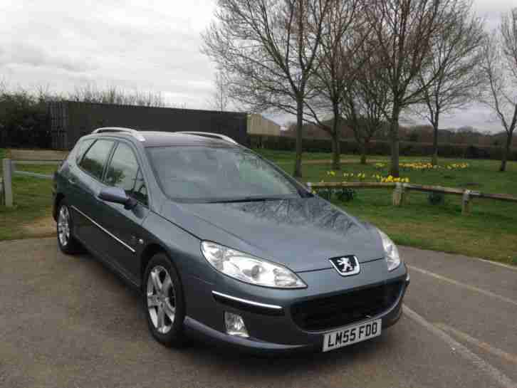 NO RESERVE SPARES OR REPAIR 2006 PEUGEOT 407 SW ZENITH HDI GREY DIESEL