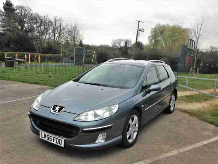 NO RESERVE SPARES OR REPAIR 2006 PEUGEOT 407 SW ZENITH HDI GREY DIESEL
