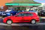 Almera 1.5 S. Red, Air Con, June MOT,