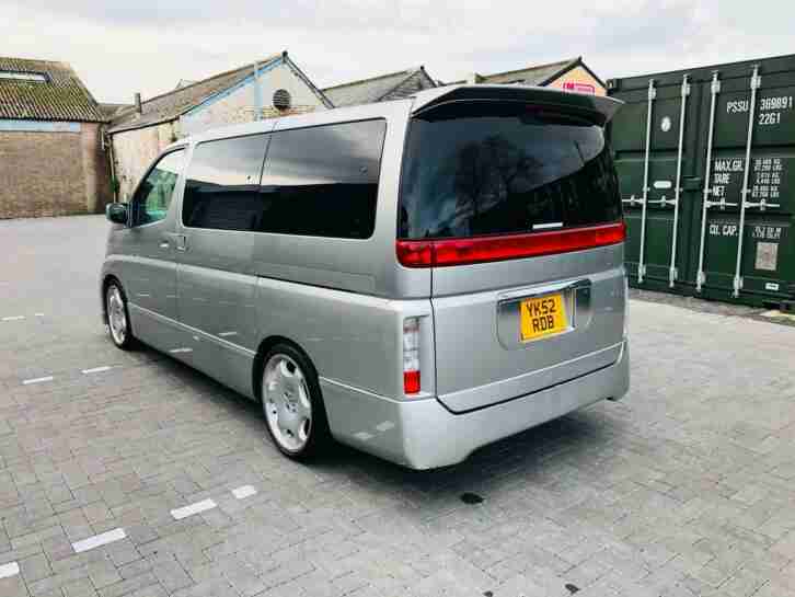 Nissan Elgrand 3.5 automatic 8 seater low miles 52 reg day van immaculate