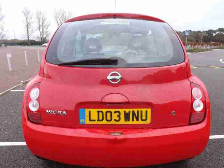 Nissan Micra 1.0 E 2003 25000 miles