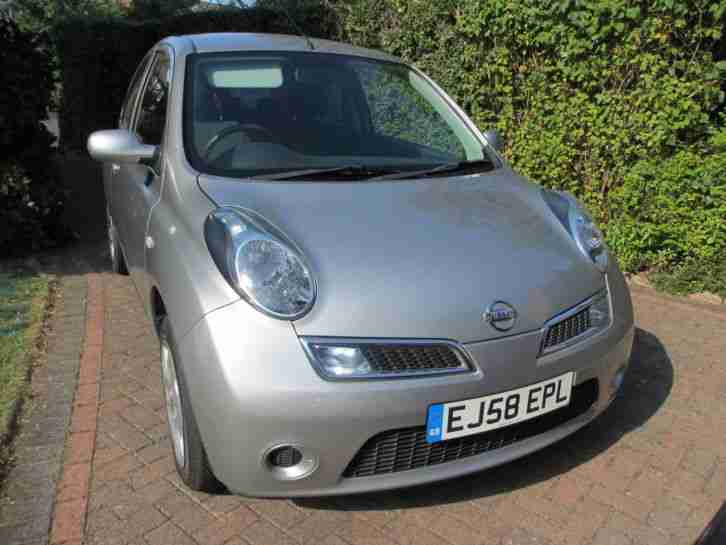 Nissan Micra 1.2 Accenta (79 BHP) 3 dr Silver Nov. 2008 36,477 miles FSH