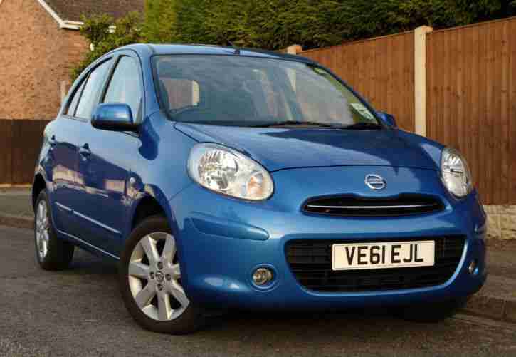 Nissan Micra Acenta. Nissan car from United Kingdom
