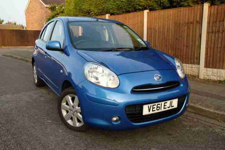 Nissan Micra Acenta 2011, Low Mileage, AirCon, Metallic Blue. Nottingham