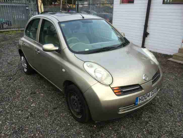 Micra,SE,1.2,2004,Petrol,5Door,Gold,