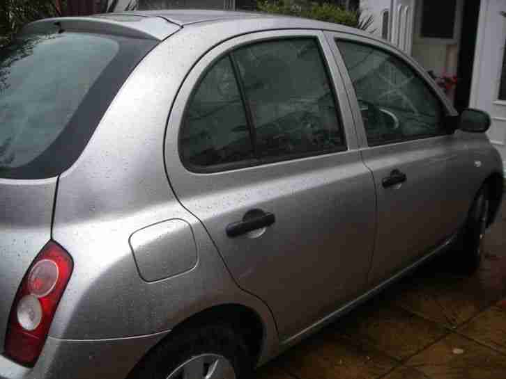 Nissan Micra Silver 5 Door 1.0 Petrol Automatic Low Mileage 2003/03 Cheap To Run