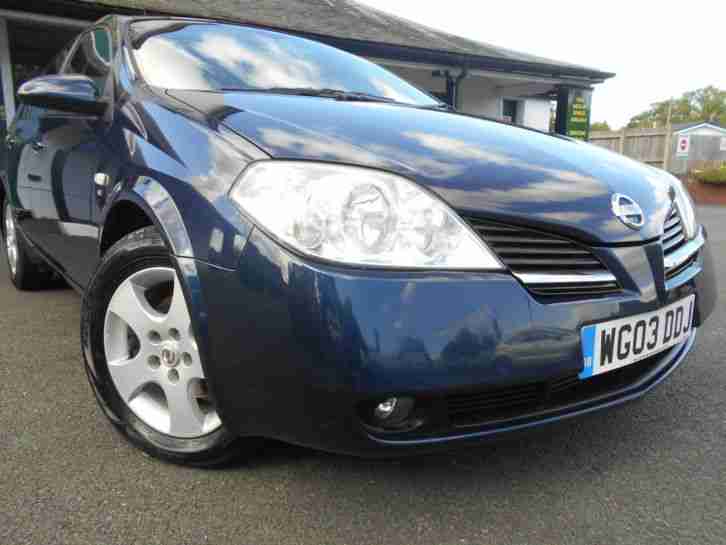 Nissan Primera 2.2L DCi SE 136bhp 5 Door 6 Speed Manual Hatchback 2003 Dark Blue